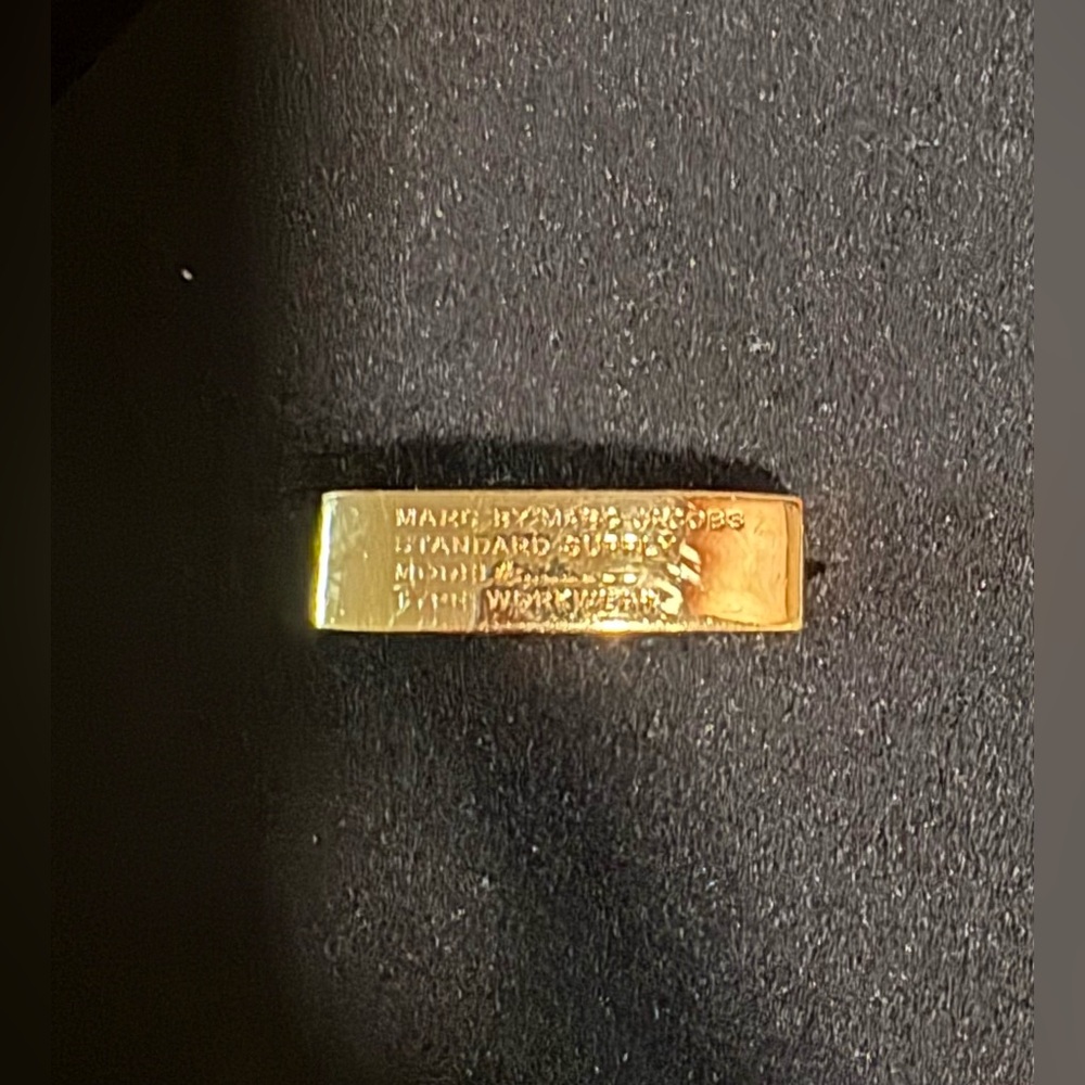 Marc by Marc Jacobs Gold-Tone-STANDARD SUPPLY LINE, Double Finger-Ring, RARE - Picture 9 of 15